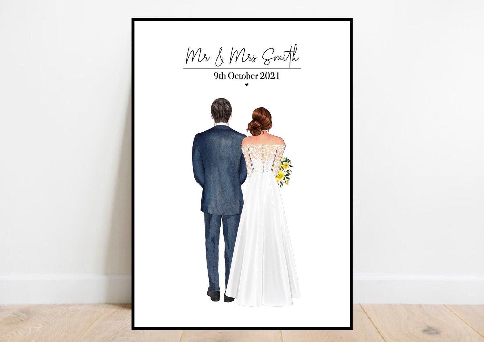 Wedding Gift for Couple Unique,marriage Prayer,personalized Wedding Gift,first  Anniversary Gift for Couple,newly Wed Gifts, Couples Portrait 