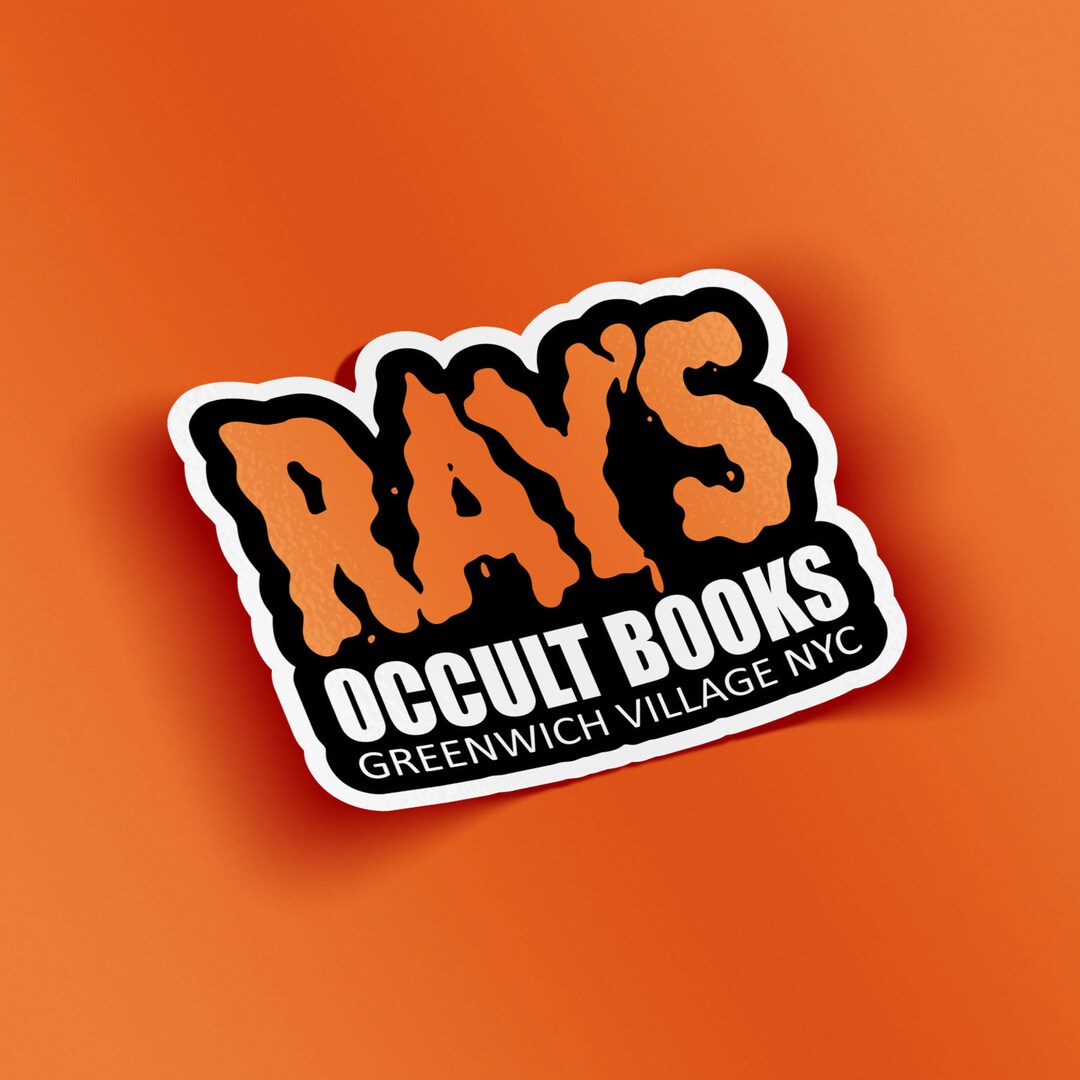 Ray's Occult Books Decal Etsy