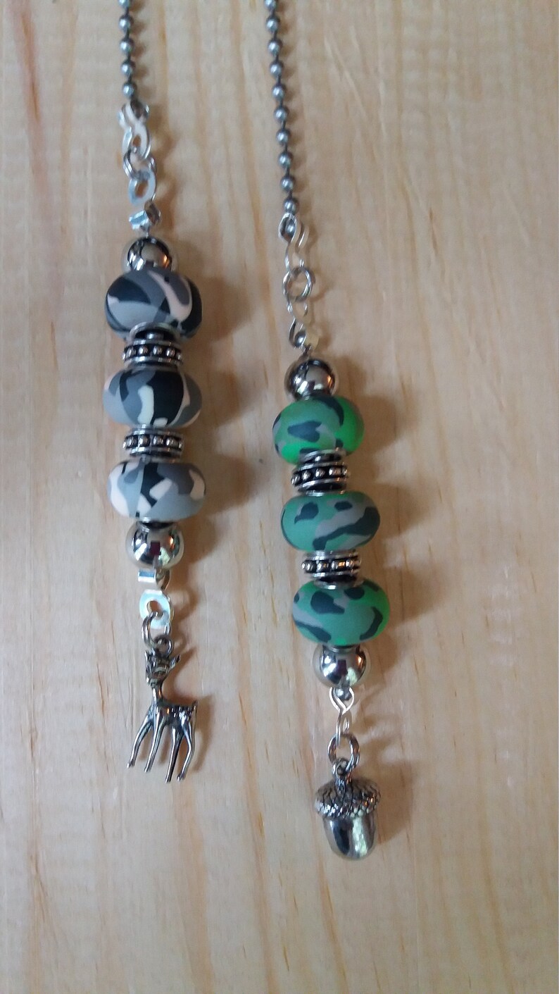 Decorative Pull Chain Pairs for Ceiling Fans Lights & Lamps Etsy