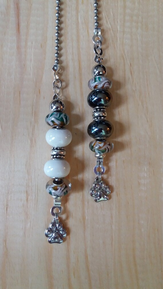 Decorative Pull Chain Pairs for Ceiling Fans Lights & Lamps Etsy