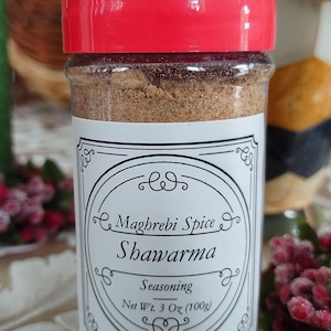 Shawarma Seasoning Blend Classic middle eastern seasoning mix Shawarma Gyros Kebab 4 oz spice mix jar, hand crafted, hand mixed