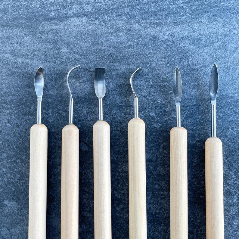 Set of 19 Pottery Tools Starter Kit. Sculpting and Shaping Tools for Pottery, Ceramics, and Clay. image 9