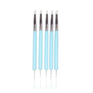 Set of 5 Double-Ended Silicone Shaping and Ball Stylus Tools. Sculpting and Shaping Tools for Pottery, Ceramics, and Clay.