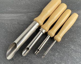 Clay Sculpting Tool Set, 8st Metal Head Sculpture Tools Shapers Accessoire voor Carving, Modellering, Snijden, Schrapen, Chippen