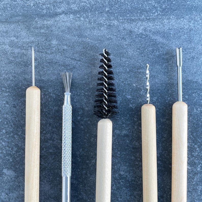Set of 19 Pottery Tools Starter Kit. Sculpting and Shaping Tools for Pottery, Ceramics, and Clay. image 7