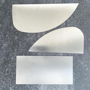 Set of 10 Stainless Steel Pottery Ribs (Set A). Rib Tools for Pottery, Ceramics, and Clay. image 3
