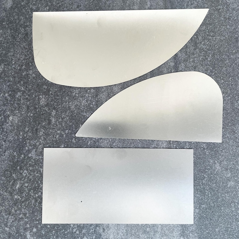 Set of 10 Stainless Steel Pottery Ribs (Set A). Rib Tools for Pottery, Ceramics, and Clay. image 3