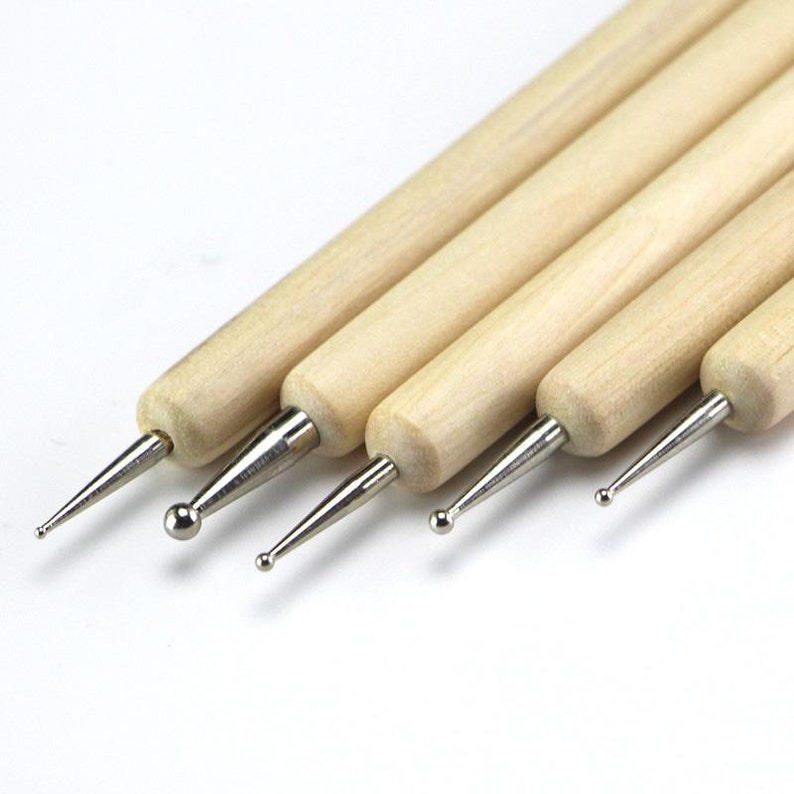 Set of 5 Doubleended Ball Stylus Pottery Sculpture Tools. Etsy