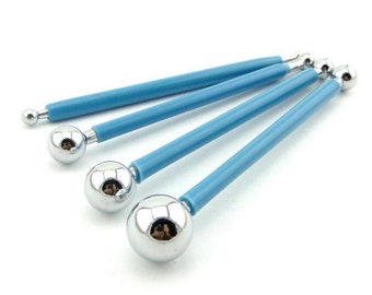 Set of 4 Ball Sphere Stylus Sculpting Tools. Shaping Tools for Pottery, Ceramics, Clay, and Polymer Clay Projects.