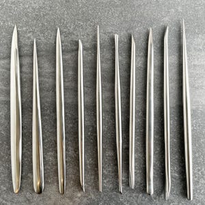 Set di 10 strumenti di scultura in metallo di alta qualità per progetti di ceramica, ceramica e argilla