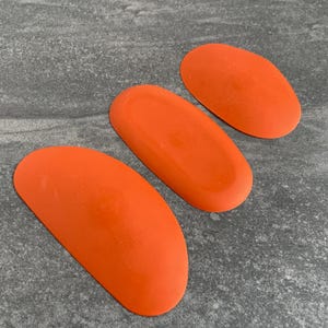 Set of 3 Silicone Rib Tools for Pottery and Ceramics. Strong and Semi-Flexible Tools for Smoothing Clay.