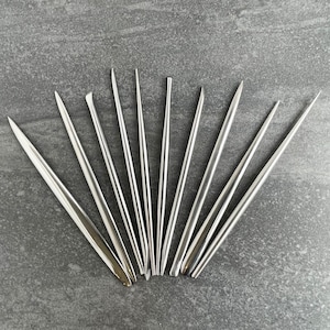 Set of 10 High Quality Metal Sculpting Tools for Pottery, Ceramics, and Clay Projects image 2