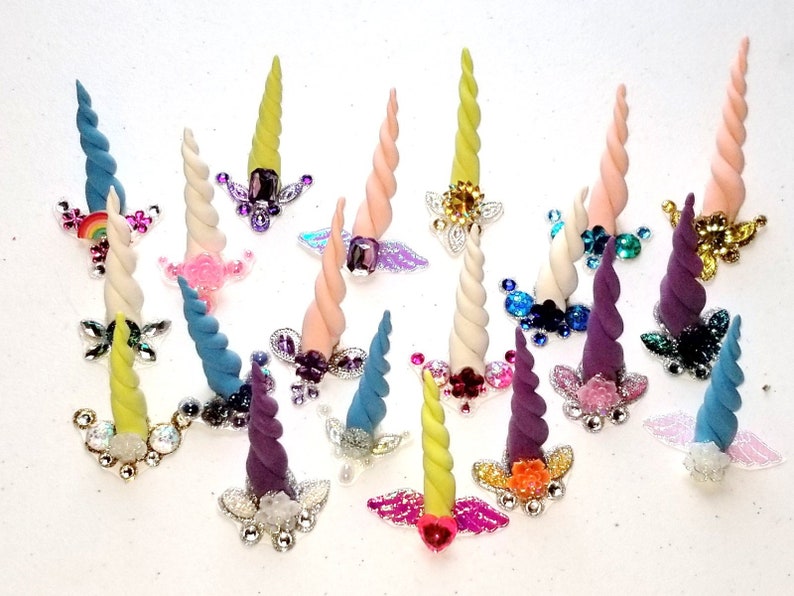 Unicorn Bling with Gems set of 10 for Face Painting Party Etsy