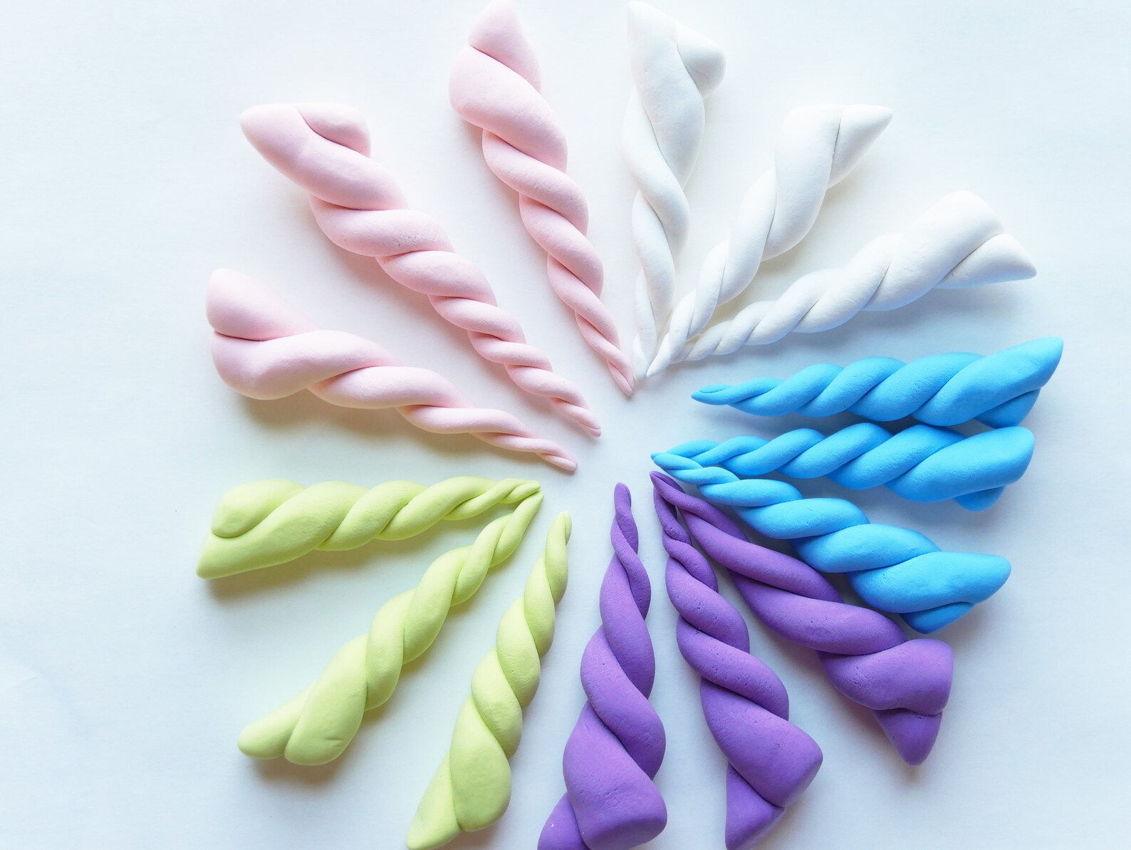 Unicorn Horn for Projects or Crafts Set of 10 Face Painting Etsy
