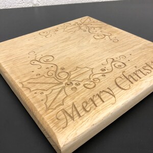 Weihnachtskuchen Board, servieren Board