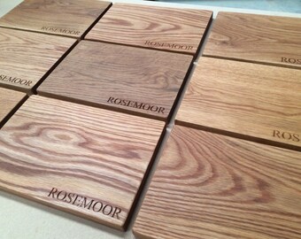 Personalisierte Eiche servieren Board