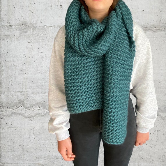 Beginner Scarf Knitting Kit | Freddie Scarf Knitting Kit - Great for New Knitters!