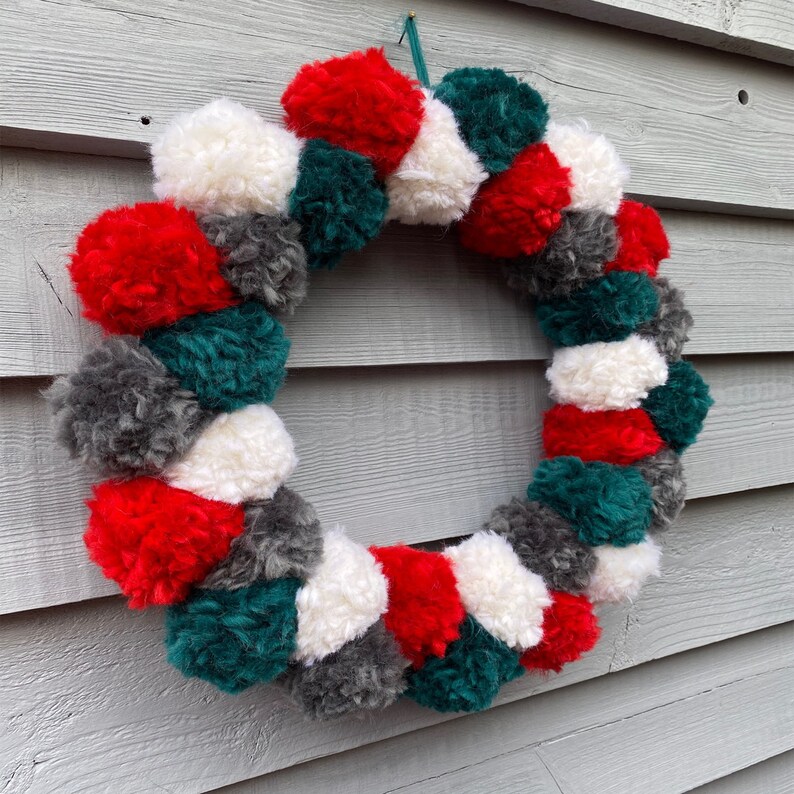 Pom Wreath kit Make Your Own Pom Pom Wreath Pom Maker Etsy