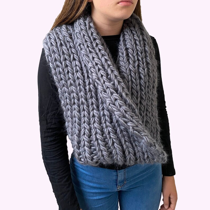 Easy Snood Knitting Kit Florie Snood Knitting Kit Knit Etsy