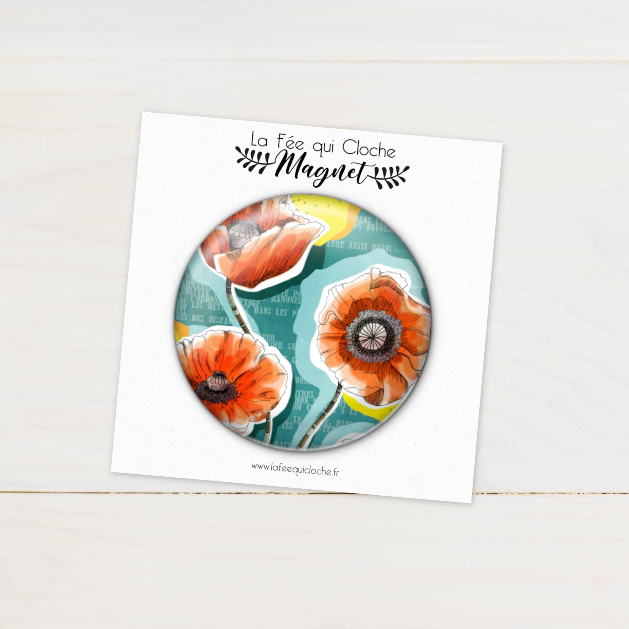 Magnet Coquelicots