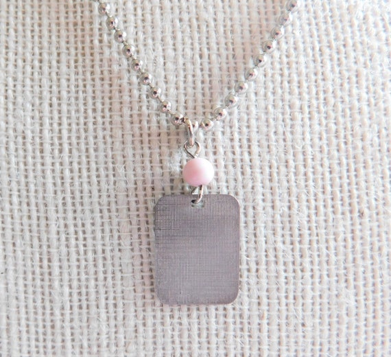 Vintage Silver Notebook/Note Pad Charm Necklace, … - image 6