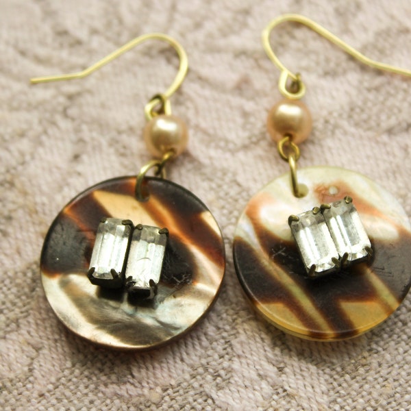 Rectangular Shell Button - Etsy