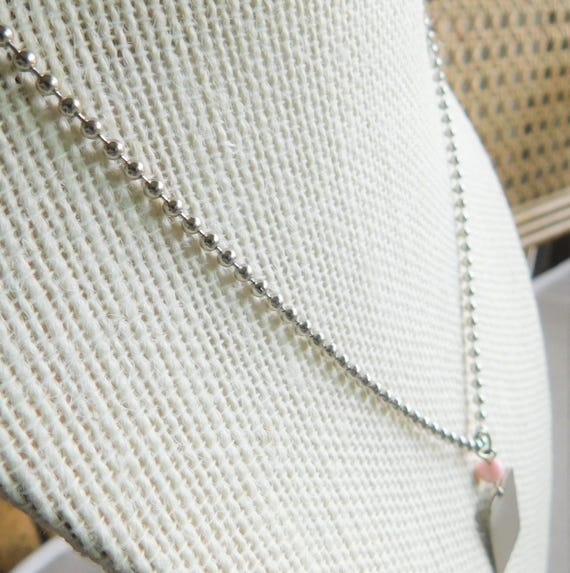 Vintage Silver Notebook/Note Pad Charm Necklace, … - image 3