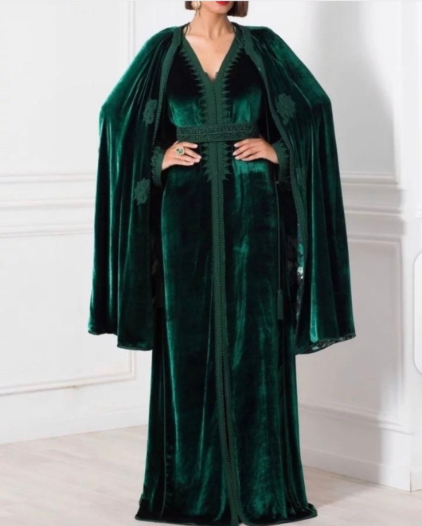 Green kaftan Etsy Mexico
