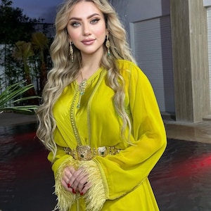 Moroccan Fancy Caftan, Moroccan Kaftan, Party Dress, Moroccan Abaya