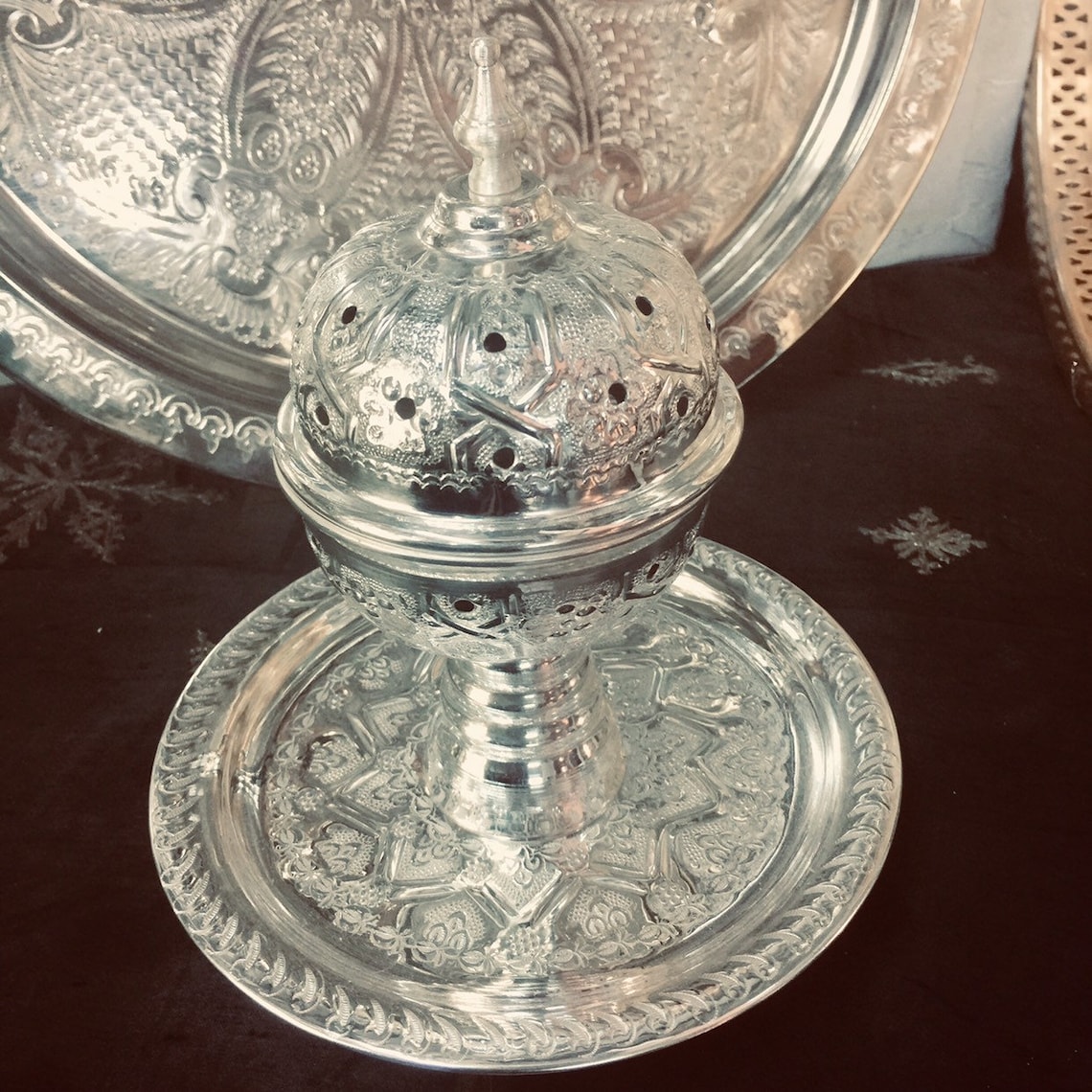 Perfume burner Incense door. Burning incense luxurious Etsy