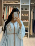 Moroccan Embroidered luxurious Caftan , Moroccan Kaftan, Abaya , Dubai Gown