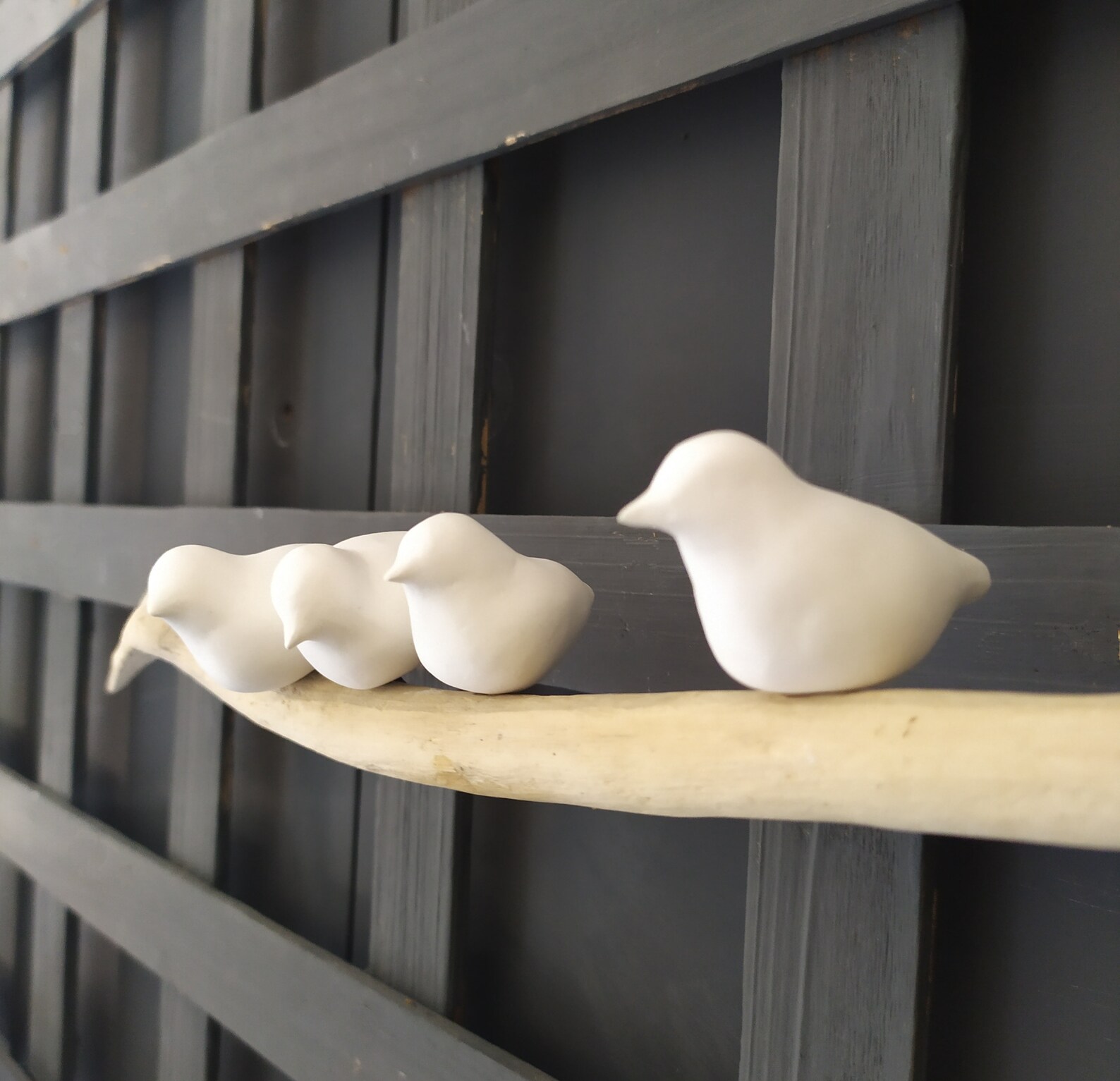 Ceramic Wall art set 3 D birds original artwork handmade Etsy