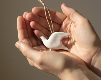 水彩画のムクドリの鳥のオーナメント、鳥好きの方へのギフト、ユニーク