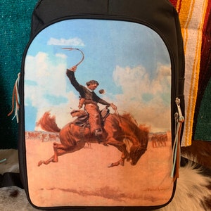 Printed Backpack / Diaper Bag