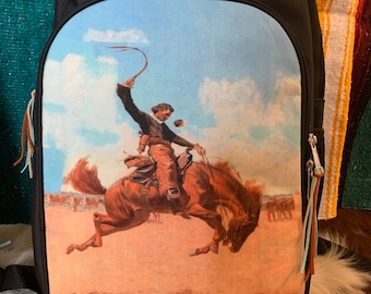 Printed Backpack / Diaper Bag