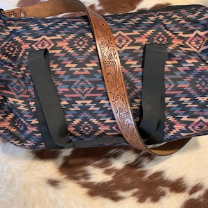 Aztec Print Duffel Bag