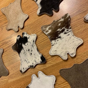 Cowhide Coaster