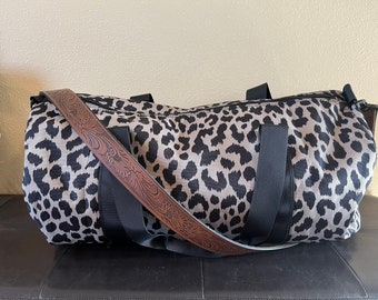 Cheetah Print Duffel Bag