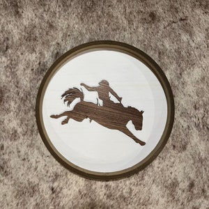 Percha de pared Bronc Rider