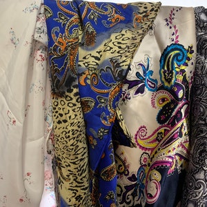 Seide Wild rags - Print