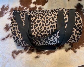 Cheetah Print Duffel Bag