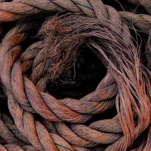 Ship Rope Print, Rope Photograph, Scotland Ship Print, Beach House Decor, Coastal Art, Marine Art, Sailing Decor, Home Decor, Fishing Print