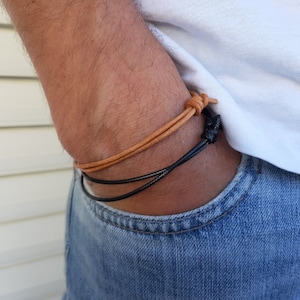 Heren armband - Griekse sieraden - Cadeau voor hem - Heren sieraden - Minimalist voor man - Dapper man armband - Verstelbare homme armband
