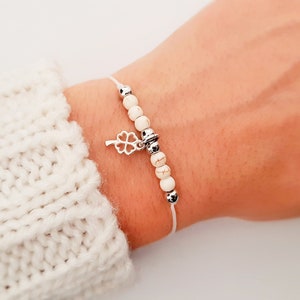 Lucky Clover Bracelet - Elegante armband - Vier blad klaver hanger - Sierlijke Armband - Lucky Bracelet - Shamrock Bracelet - Lucky charme
