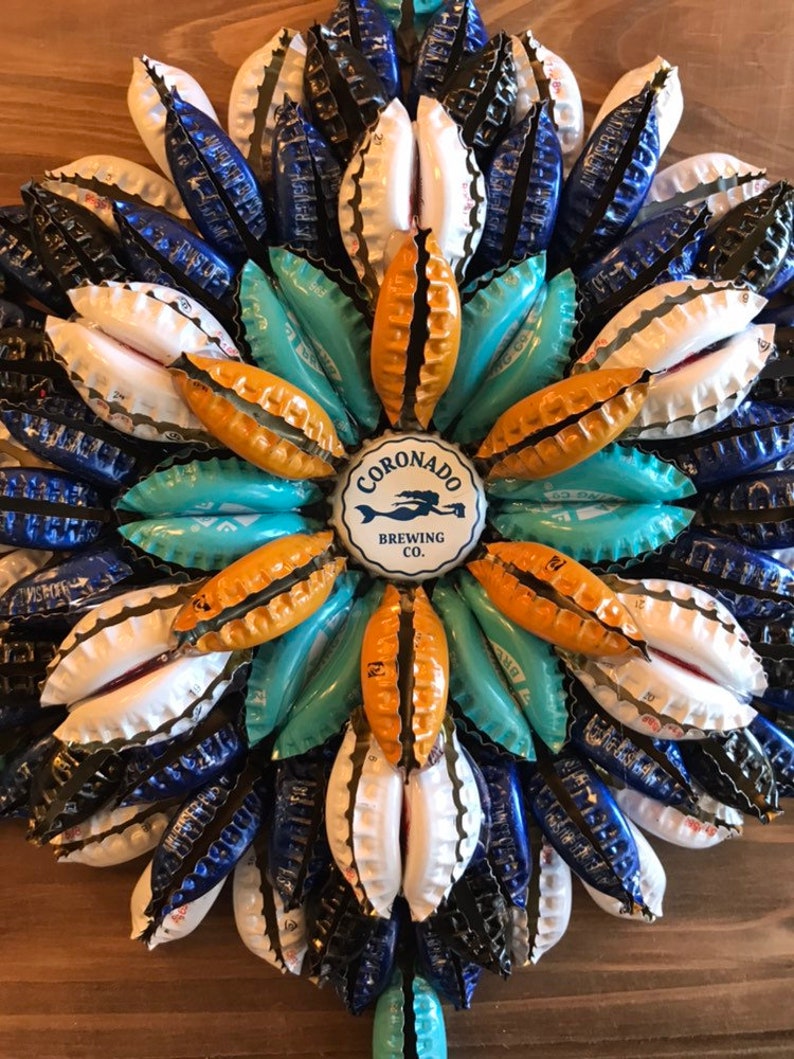 Large Curved Edge Wall Art Wall Hanging Coronado Brewing Etsy