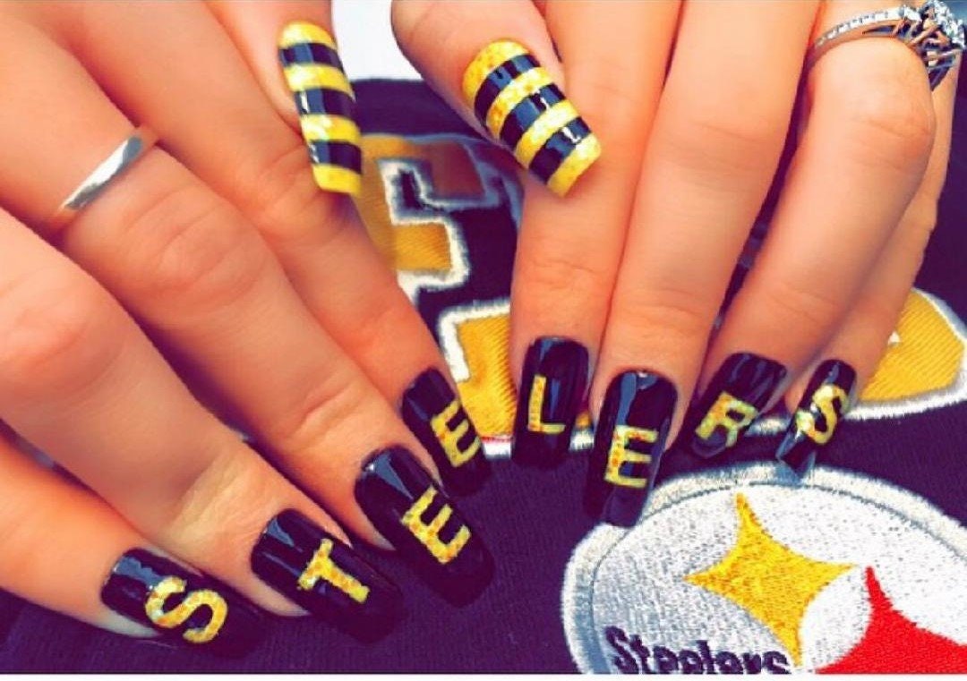 Nfl Nail Decals - Etsy