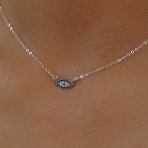 Etsy evil eye necklace sales