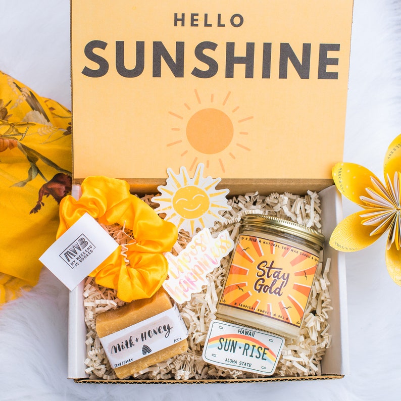 Box of Sunshine Care Package for Best Friend Just Because
