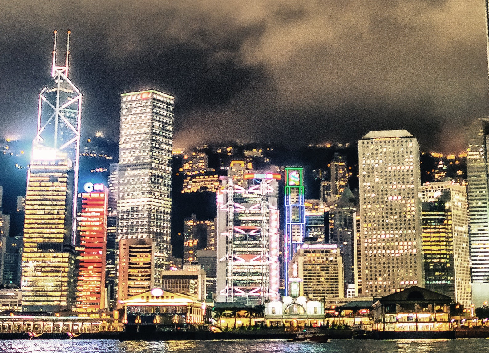 Hong Kong Skyline Hong Kong Canvas Print Hong Kong Wall Art | Etsy