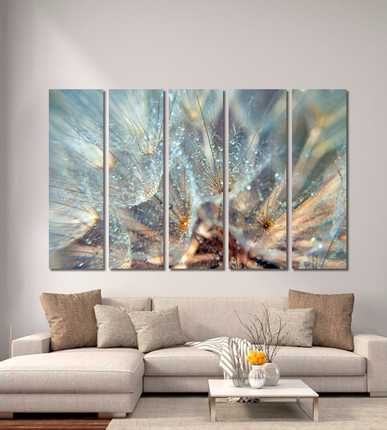 Water drops canvas print Water drops wall art Drops wall Etsy